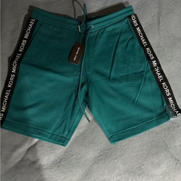 MICHAEL KORS MENS LOGO-TAPE SHORTS L - Picture 10 of 10